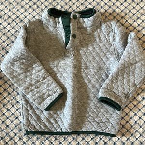 Marine Layer Kids quilted size 2  reversible pullover